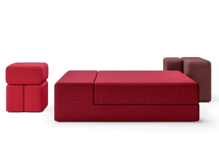 SOFT CORNERS ქსოვილის პუფი Cassina-სგან